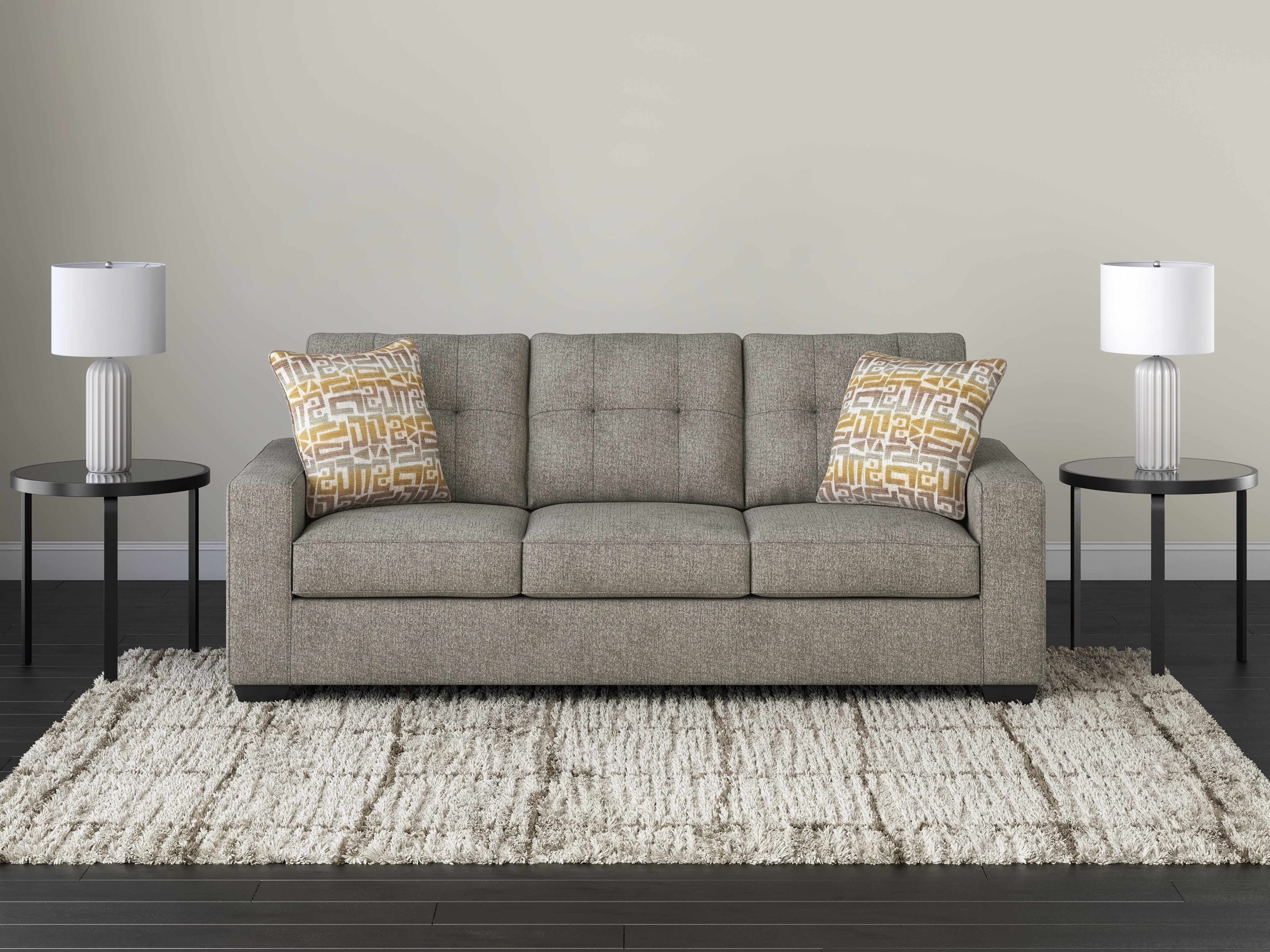 Best Furniture Outlet - Ashley Furniture - Larimer Living Room - Sofa / Iron - PC2920438