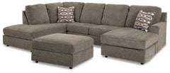 Best Furniture Outlet - Ashley Furniture - O'Phannon 2-Piece Sectional and Ottoman - 2-Piece Sectional and Ottoman - 29402U1