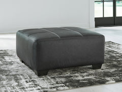 Best Furniture Outlet - Ashley Furniture - Brixley Pier Living Room - Oversized Accent Ottoman / Graphite - 2990608