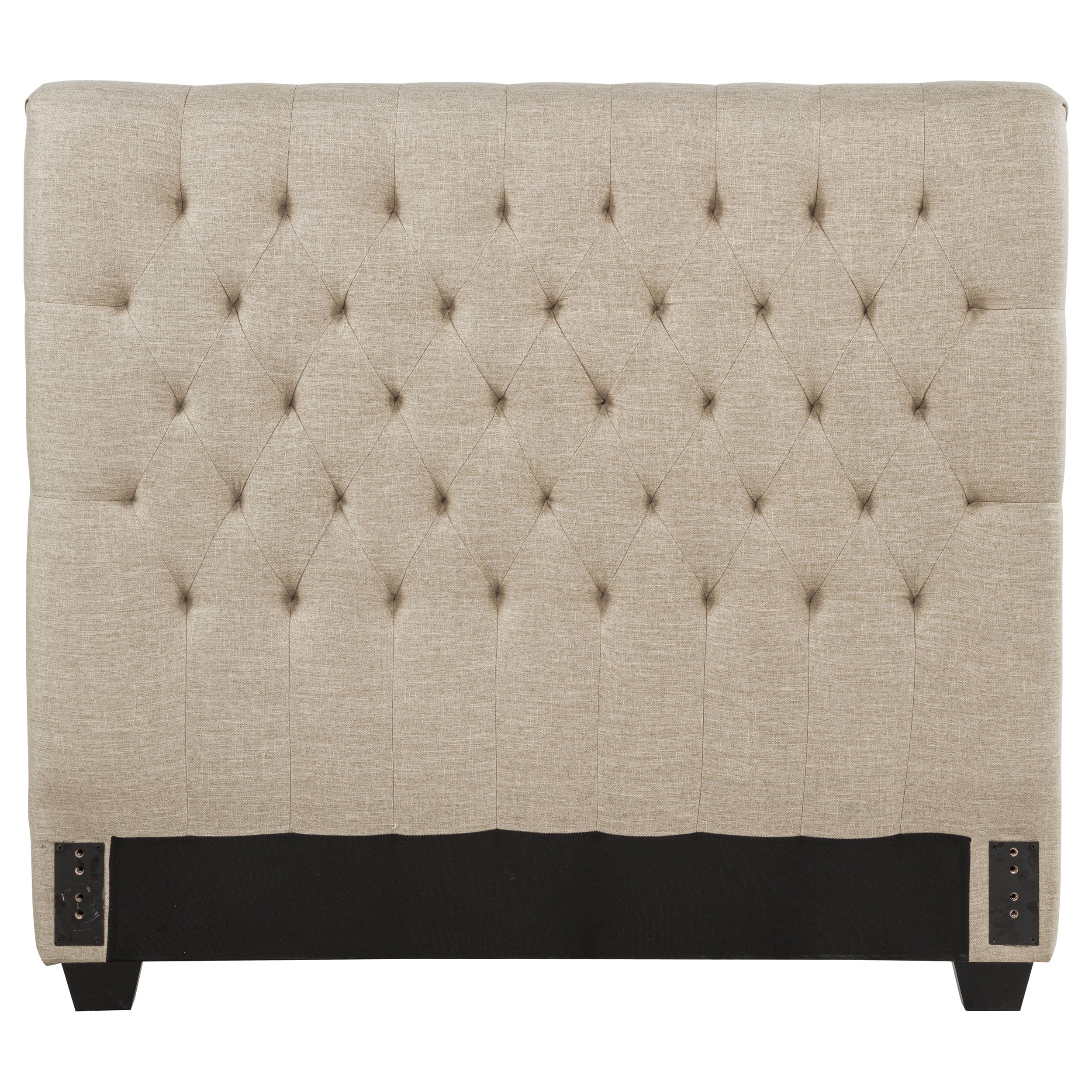 Best Furniture Outlet - Coaster - Chloe Upholstered Full Panel Headboard Oatmeal - 300007FB1