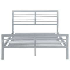 Cooper Metal Full Open Frame Bed Silver