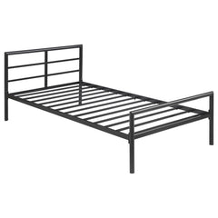 Best Furniture Outlet - Coaster - Fisher Metal Twin Open Frame Bed Gunmetal - 300279T