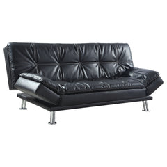 Best Furniture Outlet - Coaster - Dilleston Upholstered Tufted Convertible Sofa Bed Black - 300281