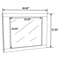 Jeremaine 5-piece Eastern King Bedroom Set White