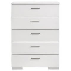 Jeremaine 5-piece Queen Bedroom Set White