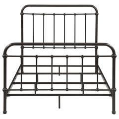 Livingston Metal Full Open Frame Bed Dark Bronze