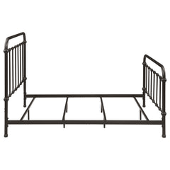 Livingston Metal Full Open Frame Bed Dark Bronze