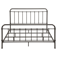 Livingston Metal Eastern King Open Frame Bed Dark Bronze
