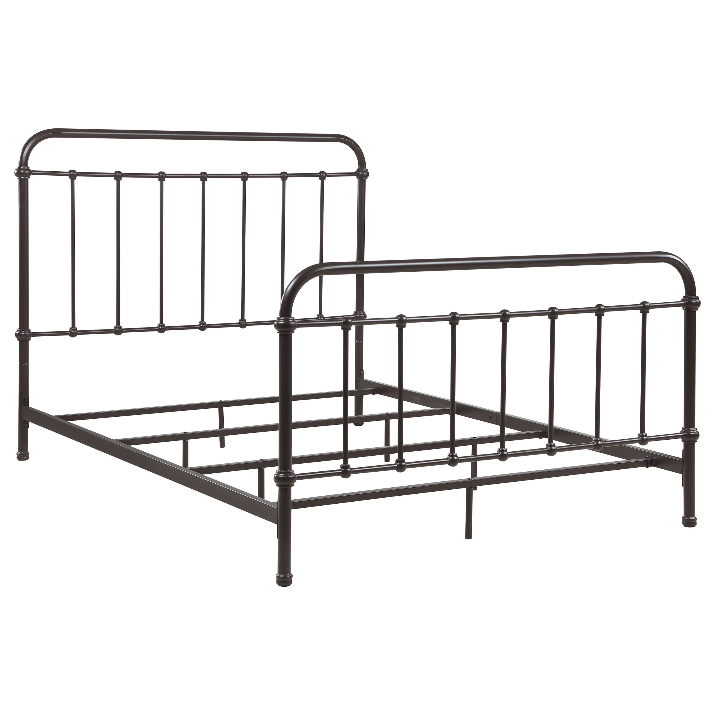 Best Furniture Outlet - Coaster - Livingston Metal Queen Open Frame Bed Dark Bronze - 300399Q