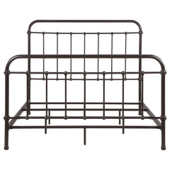 Livingston Metal Queen Open Frame Bed Dark Bronze