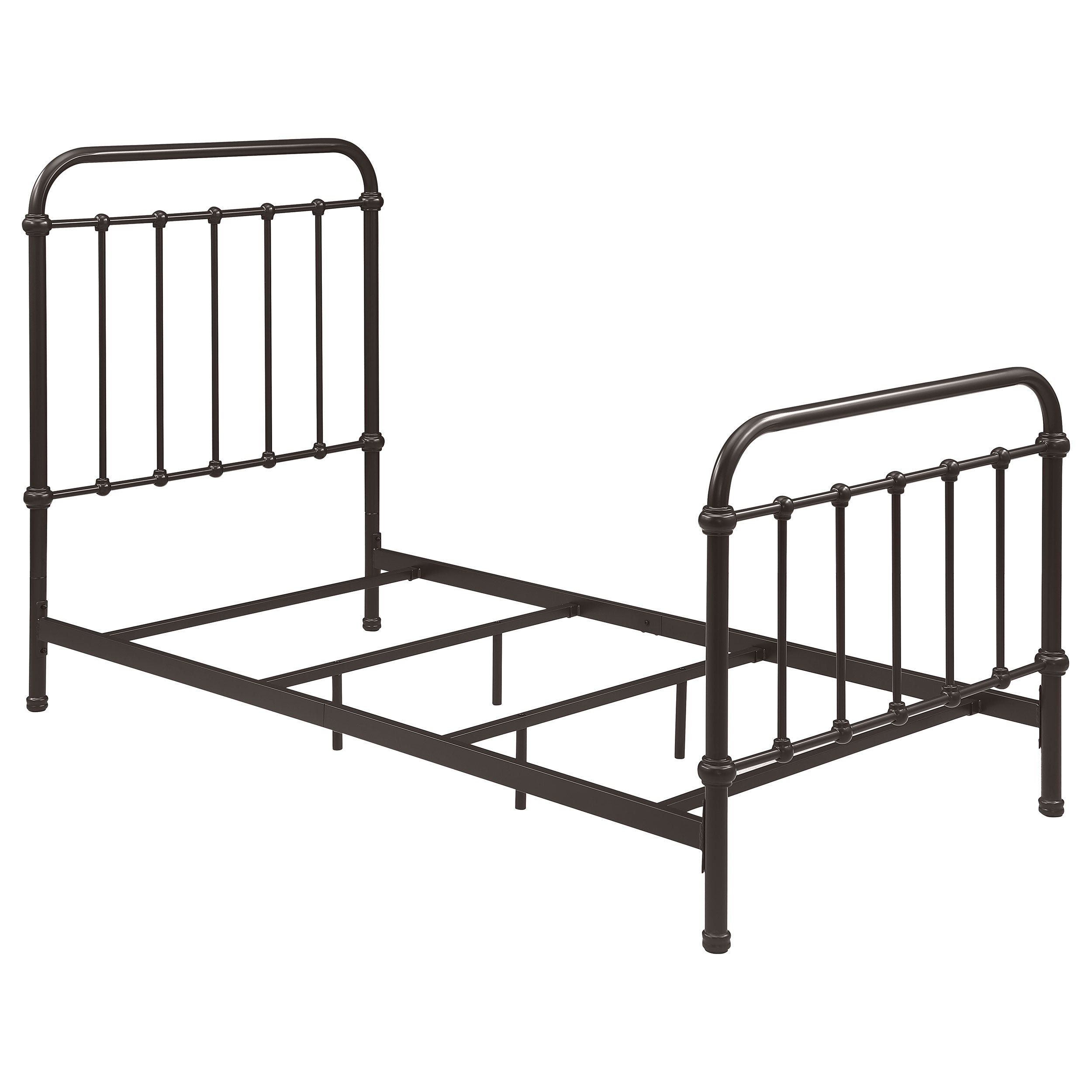 Best Furniture Outlet - Coaster - Livingston Metal Twin Open Frame Bed Dark Bronze - 300399T