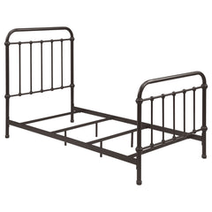 Best Furniture Outlet - Coaster - Livingston Metal Twin Open Frame Bed Dark Bronze - 300399T
