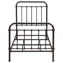 Livingston Metal Twin Open Frame Bed Dark Bronze