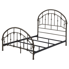 Rowan Metal Full Open Frame Bed Dark Bronze