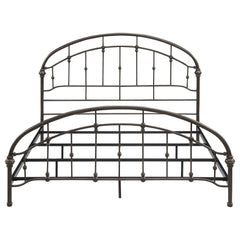 Rowan Metal Eastern King Open Frame Bed Dark Bronze