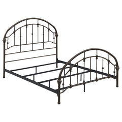 Best Furniture Outlet - Coaster - Rowan Metal Queen Open Frame Bed Dark Bronze - 300407Q