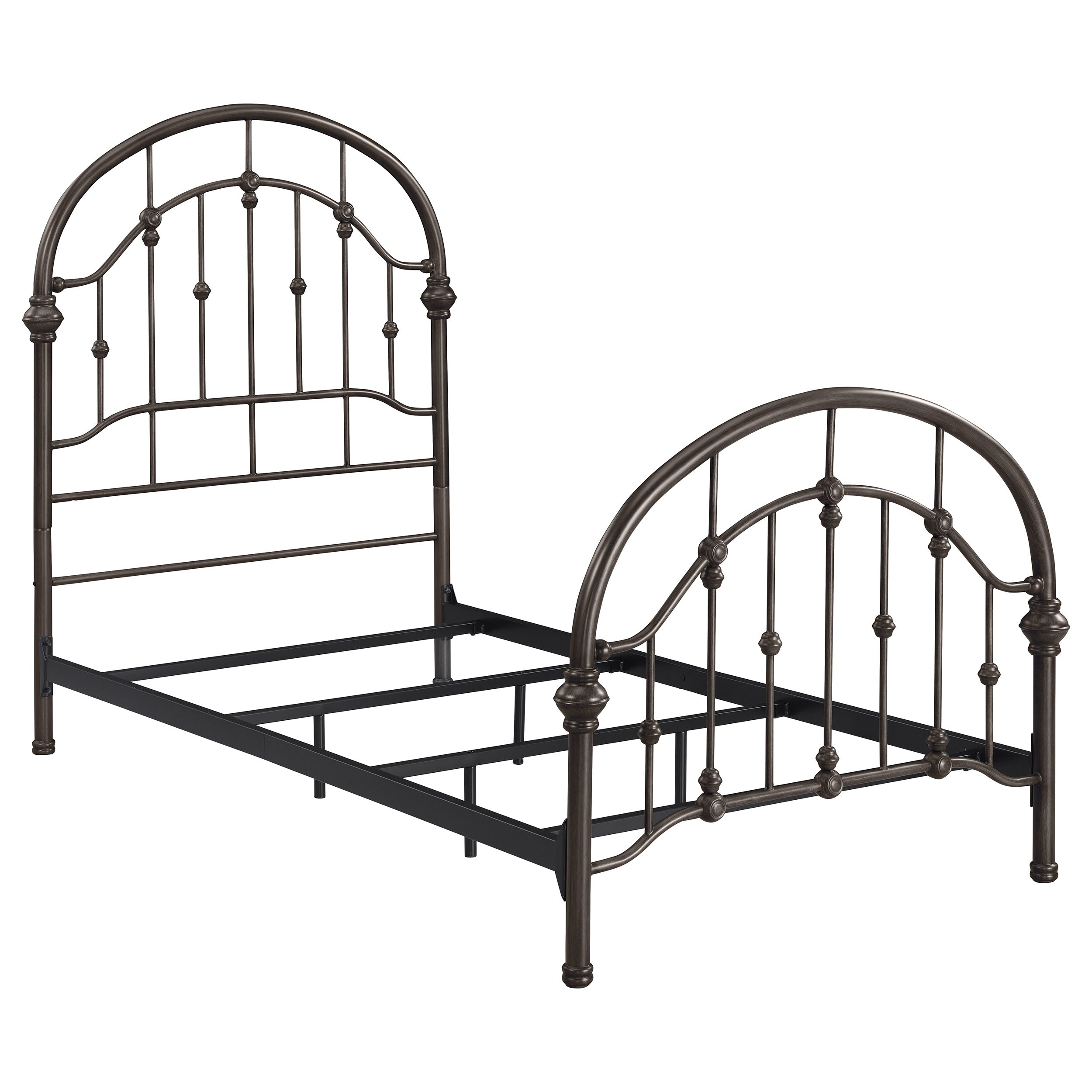 Best Furniture Outlet - Coaster - Rowan Metal Twin Open Frame Bed Dark Bronze - 300407T