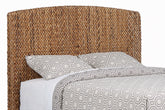 Best Furniture Outlet - Coaster - Laughton Woven Banana Leaf Eastern King Headboard Amber - 300501KEB1