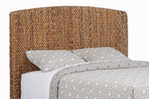 Best Furniture Outlet - Coaster - Laughton Woven Banana Leaf California King Headboard Amber - 300501KWB1