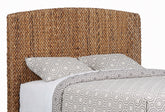 Best Furniture Outlet - Coaster - Laughton Woven Banana Leaf Queen Panel Headboard Amber - 300501QB1