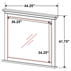 Devon 4-piece Full Bedroom Set Beige and Burnished Oak