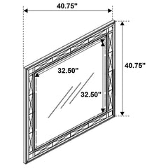 Camille 5-piece Eastern King Bedroom Set Metallic Mercury