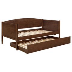 Best Furniture Outlet - Coaster - Bozeman Wood Twin Daybed With Trundle Medium Walnut - 300686