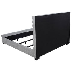 Patricia 58-inch Boucle Upholstered Eastern King Bed Grey