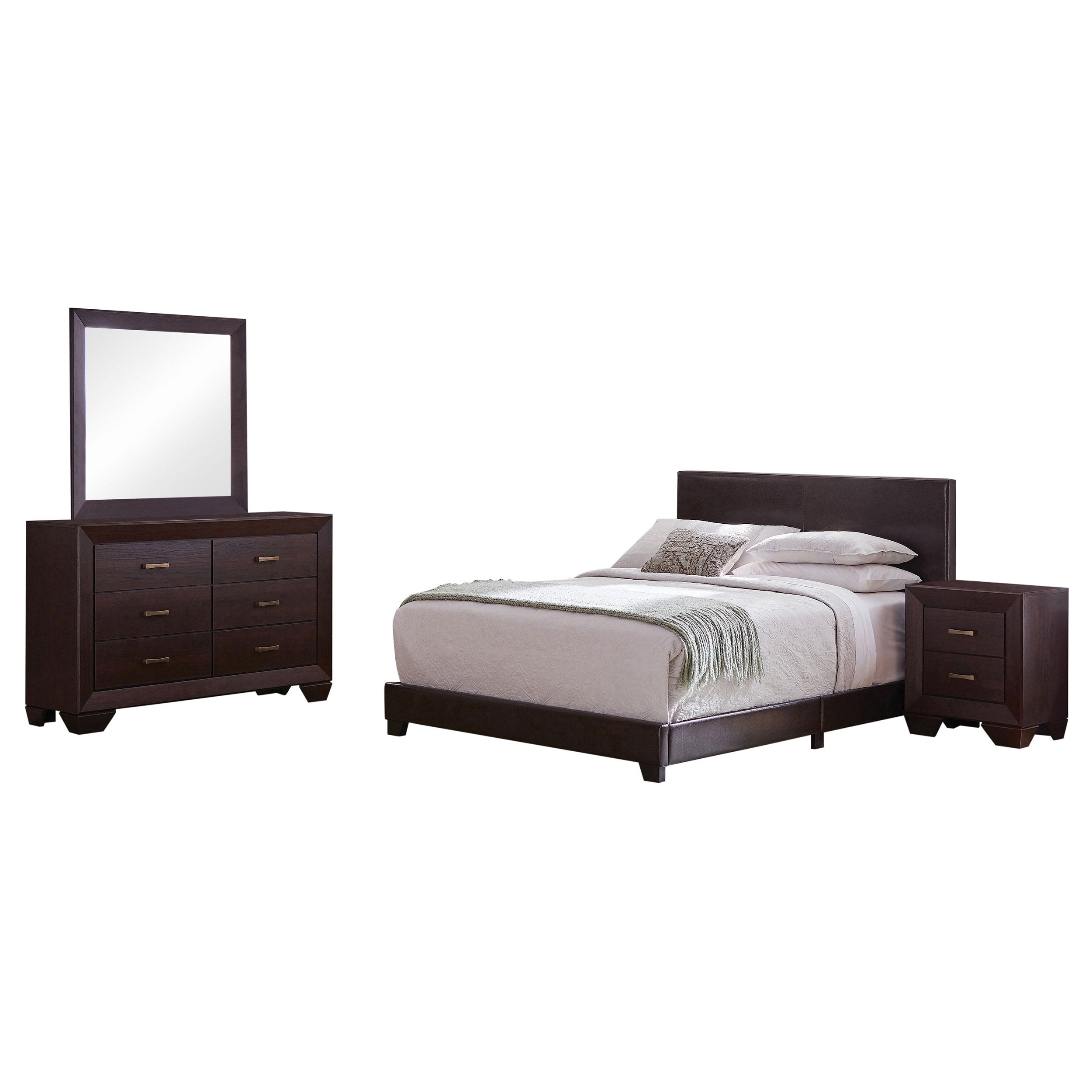 Best Furniture Outlet - Coaster - Dorian 4-piece Full Bedroom Set Dark Cocoa - 300762F-S4