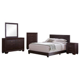 Best Furniture Outlet - Coaster - Dorian 5-piece California King Bedroom Set Dark Cocoa - 300762KW-S5