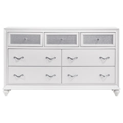 Barzini 4-piece Eastern King Bedroom Set White