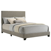 Best Furniture Outlet - Coaster - Dorian Fabric Upholstered Full Panel Bed Taupe - 300851F