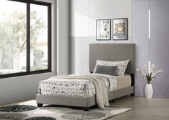 Best Furniture Outlet - Coaster - Dorian Fabric Upholstered Twin Panel Bed Taupe - 300851T