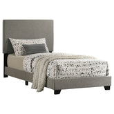 Best Furniture Outlet - Coaster - Dorian Fabric Upholstered Twin Panel Bed Taupe - 300851T
