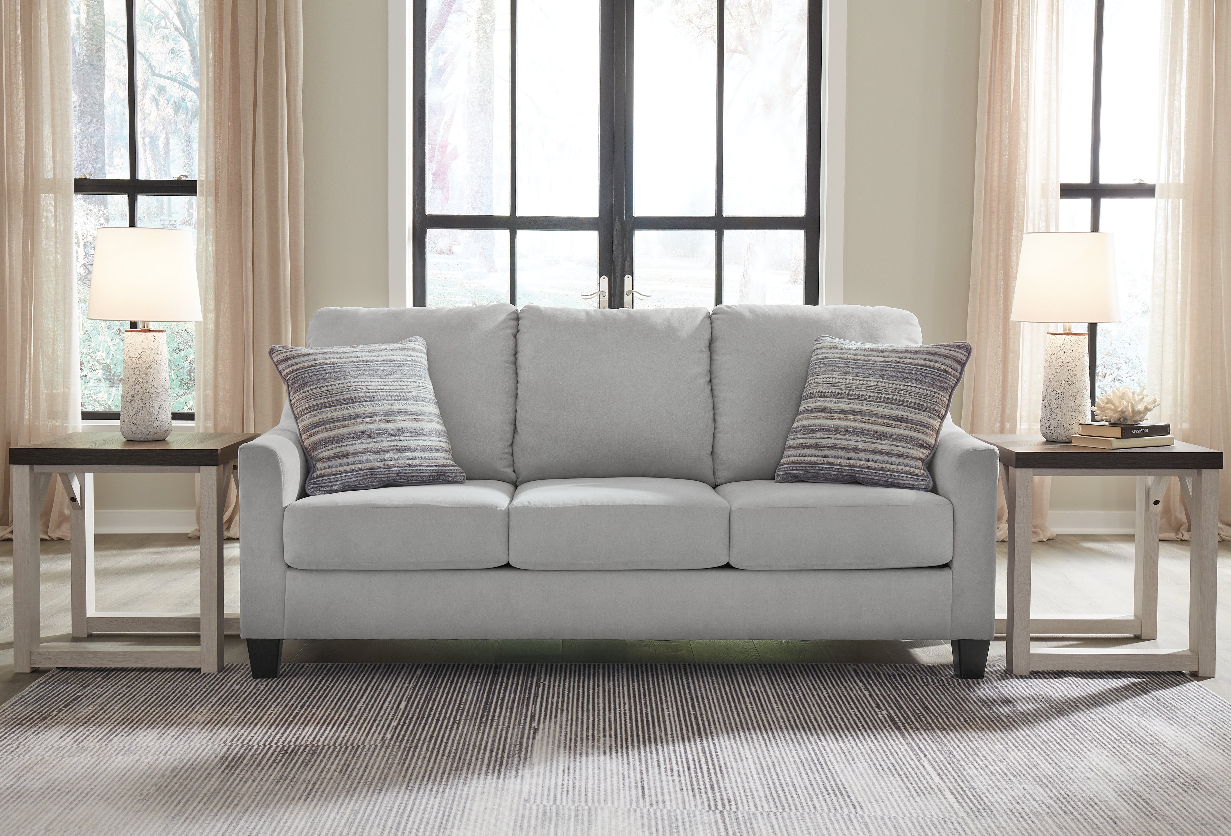 Best Furniture Outlet - Ashley Furniture - Adlai Living Room - Sofa / Shadow - 3010338