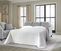 Best Furniture Outlet - Ashley Furniture - Adlai Living Room - Queen Sofa Sleeper / Shadow - 3010339
