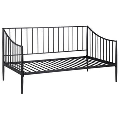Best Furniture Outlet - Coaster - Newbury Metal Twin Daybed Bed Frame Matte Black - 301056