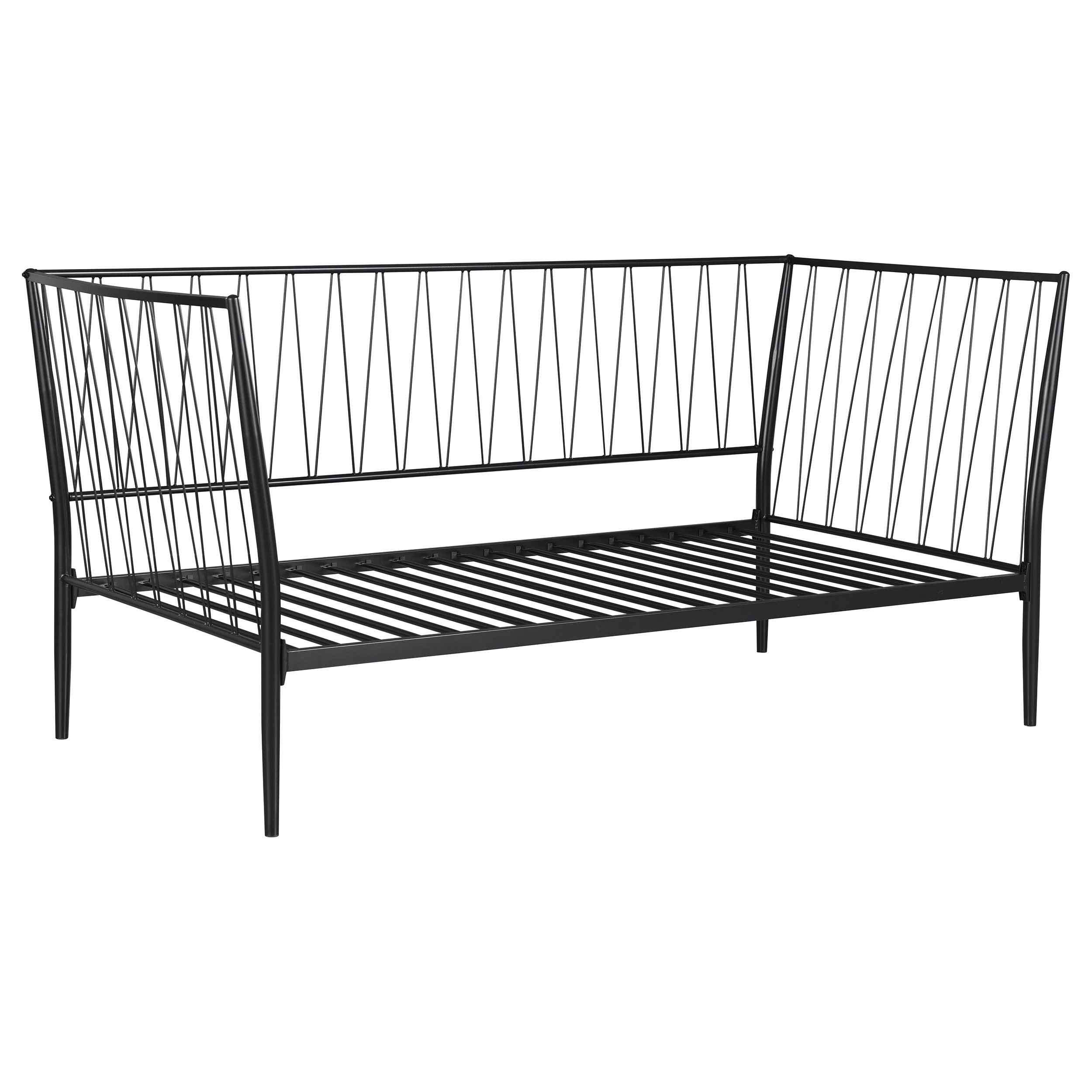 Best Furniture Outlet - Coaster - Richland Metal Twin Daybed Bed Frame Matte Black - 301057