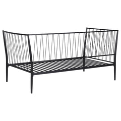 Richland Metal Twin Daybed Bed Frame Matte Black