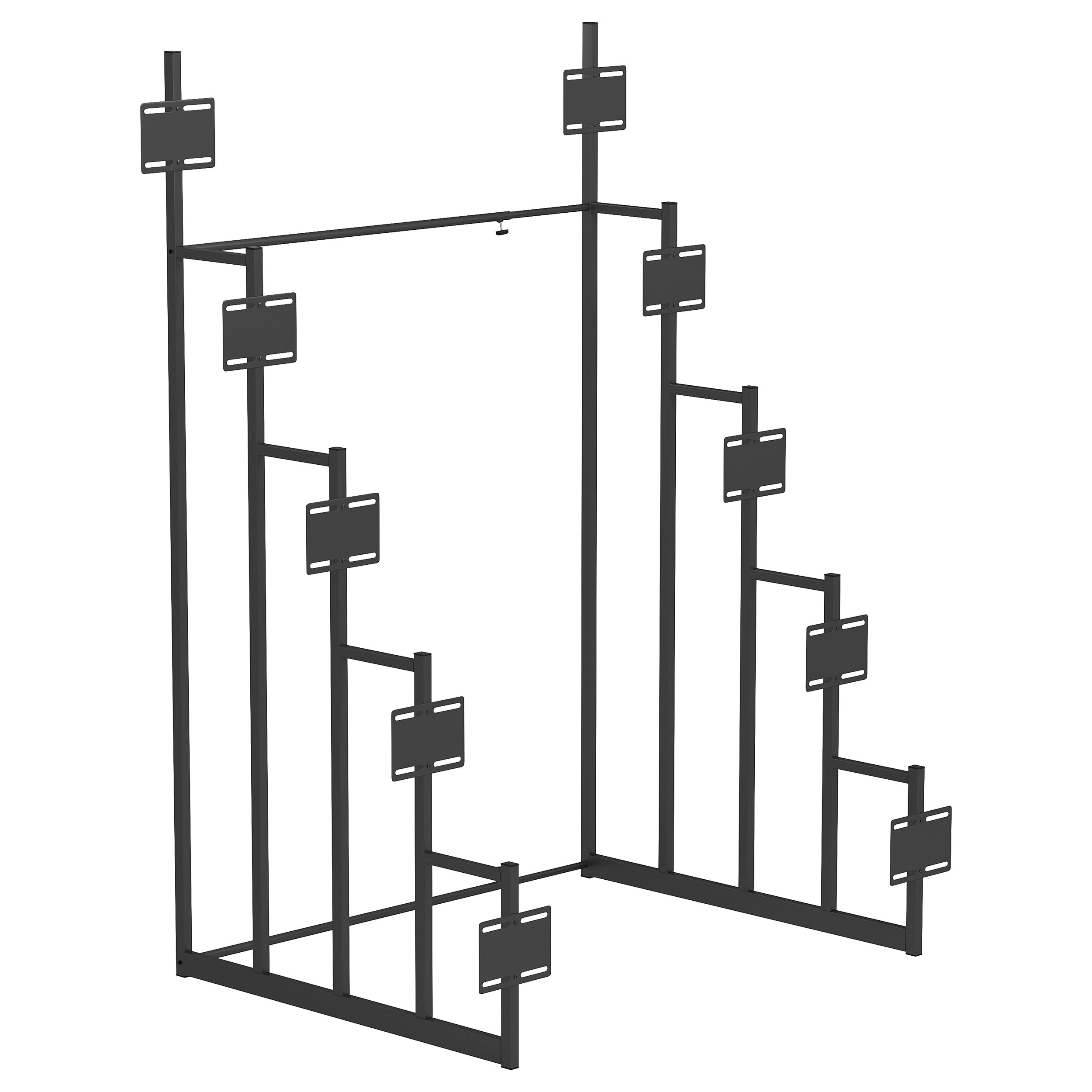 Best Furniture Outlet - Coaster - Duarto 5-tier Headboard Display Rack Black - 301301