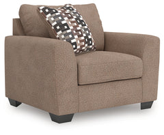 Best Furniture Outlet - Ashley Furniture - Triston-Peaks Living Room - Chair and a Half / Suede - 3020423