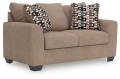 Best Furniture Outlet - Ashley Furniture - Triston-Peaks Living Room - Loveseat / Suede - 3020435