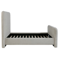 Wren Upholstered Queen Panel Bed Grey