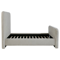 Wren Upholstered Queen Panel Bed Grey