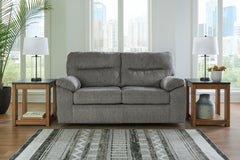 Best Furniture Outlet - Ashley Furniture - Bindura Living Room - Glider Loveseat / Mineral - 3030578