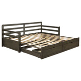 Best Furniture Outlet - Coaster - Sorrento 2-drawer Twin XL Daybed with Extension Trundle Grey - 305706