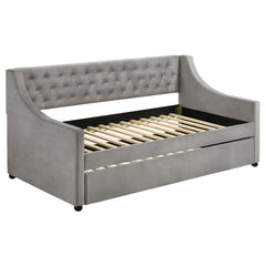 Chatsboro Upholstered Twin Daybed with Trundle Grey