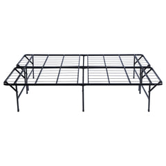 Mabel Metal Eastern King Mattress Support Platform Bed Black