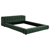 Best Furniture Outlet - Coaster - Trinity Upholstered Full Platform Bed Green - 306120F