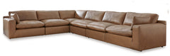 Best Furniture Outlet - Ashley Furniture - Emilia Sectional - RAF 6-Piece Sectional / Caramel - 30901S5